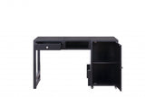 20' X 48' X 30' Black Wood Veneer Desk (Convertible)