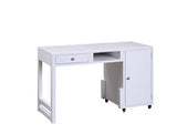 20' X 48' X 30' White Wood Veneer Desk (Convertible)