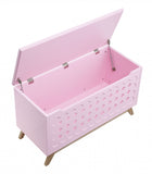 16' X 37' X 21' Pink Natural Wood Youth Chest