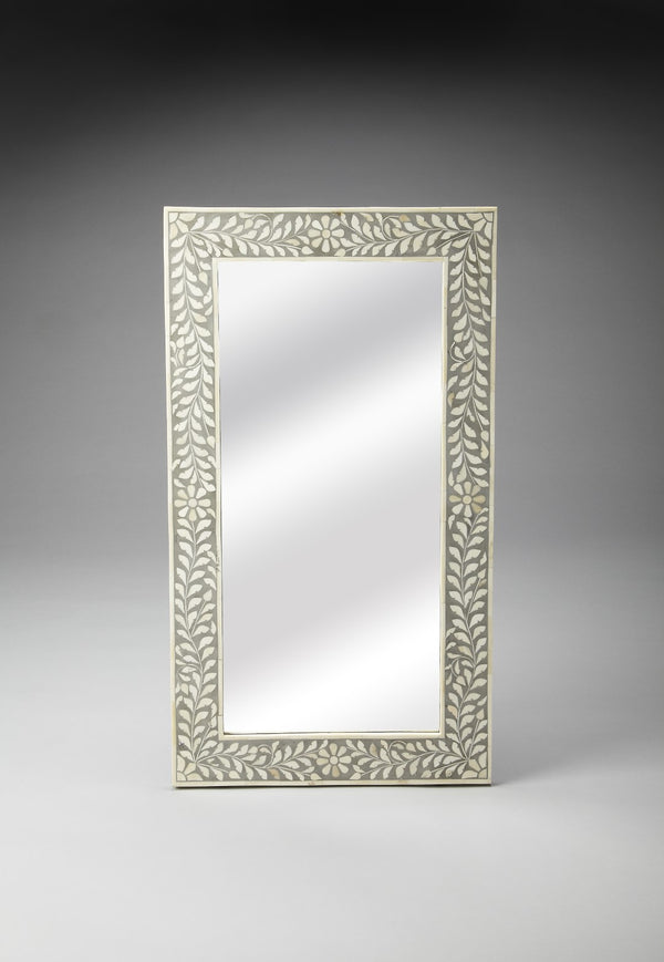 Butler Specialty Vivienne Rectangular Bone Inlay Wall Mirror 3479321