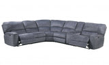 Upholstery Metal Reclining Mechanism Sectional Sofa (Power Motion)