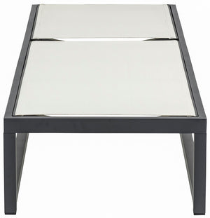 Maldives Waterproof Mesh Fabric / Aluminum Contemporary Cream Mesh Waterproof Fabric Outdoor Patio Adjustable Sun Chaise Lounge Chair - 26" W x 79" D x 28"  - 39.5" H