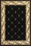 7' x 10' Polypropylene Black Area Rug