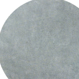 8' Round Polyester Blue Heather Area Rug