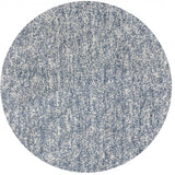 8' Slate Grey Heather Round Indoor Shag Rug