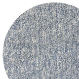 8' Slate Grey Heather Round Indoor Shag Rug