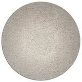 8' Round Polyester Ivory Area Rug