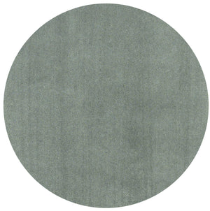 8' Round Polyester Slate Area Rug