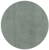 Round Polyester Slate Area Rug