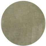 Sage Green Round Indoor Shag Rug