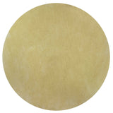 8' Canary Yellow Round Indoor Shag Rug