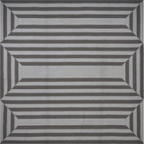 6' x 9' UV treated Polypropylene Charcoal Area Rug