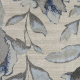 7' x 10' Polypropylene Grey or Blue Area Rug