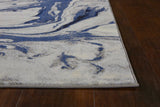 7' x 10' Polypropylene Blue Area Rug