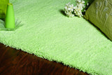 8' x 10' Polyester Spearmint Green Area Rug