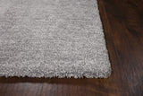 8' x 10' Polyester Grey Heather Area Rug