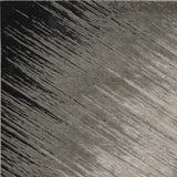 8'x11' Silver Grey Machine Woven Abstract Brushstroke Indoor Area Rug