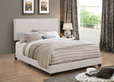 Boyd Casual Upholstered Bed with Nailhead Trim