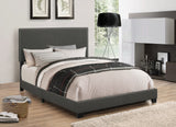 Boyd Casual Upholstered Bed with Nailhead Trim