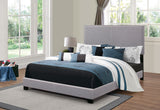 Boyd Casual Upholstered Bed with Nailhead Trim