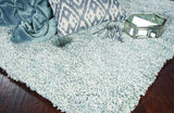 8' x 11' Slate Heather Shag Area Rug