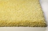 8' x 11' Solid Color Canary Yellow Shag Area Rug