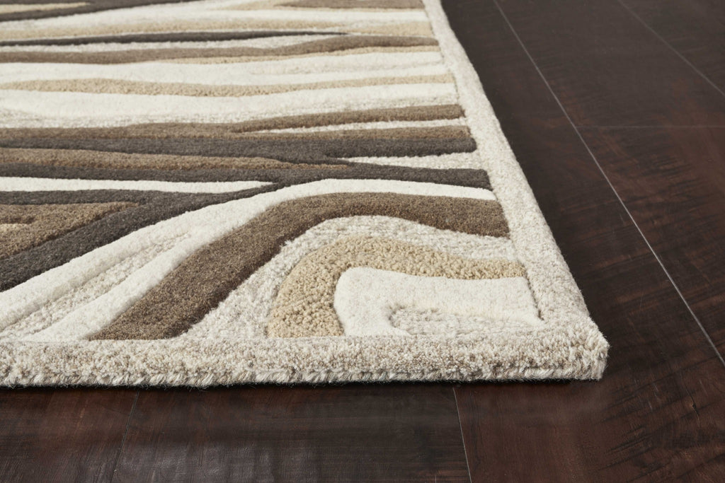 8' x 10' 6 Wool Natural Area Rug