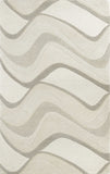 8' x 10' 6 Wool Ivory Area Rug