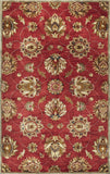 6 Wool Red Area Rug