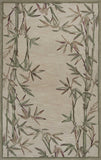 8' x 10' Wool Ivory Area Rug