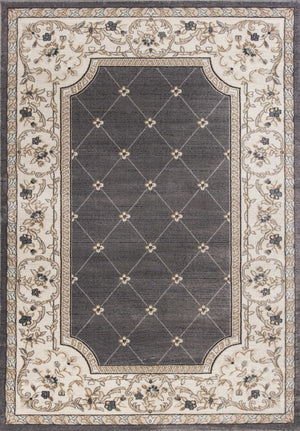 9' x 12' Polypropylene Grey or Ivory Area Rug