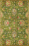 9' x 13' Wool Emerald Green Area Rug