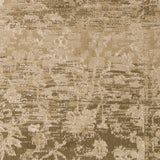 5'x8' Beige Machine Woven Distressed Floral Traditional Indoor Area Rug