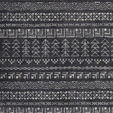 5' x 8' Charcoal Aztec Pattern Indoor Area Rug