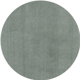 6' Slate Blue Round Indoor Shag Rug