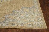 6' Round Polyester Sage Area Rug