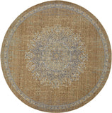 6' Round Polyester Sage Area Rug