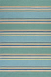 5' x 7' Ocean Stripes UV Treated Indoor Outdoor Area Rug