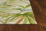 5'x8' Sand Ivory Hand Woven UV Treated Palm Tropical Indoor Outdoor