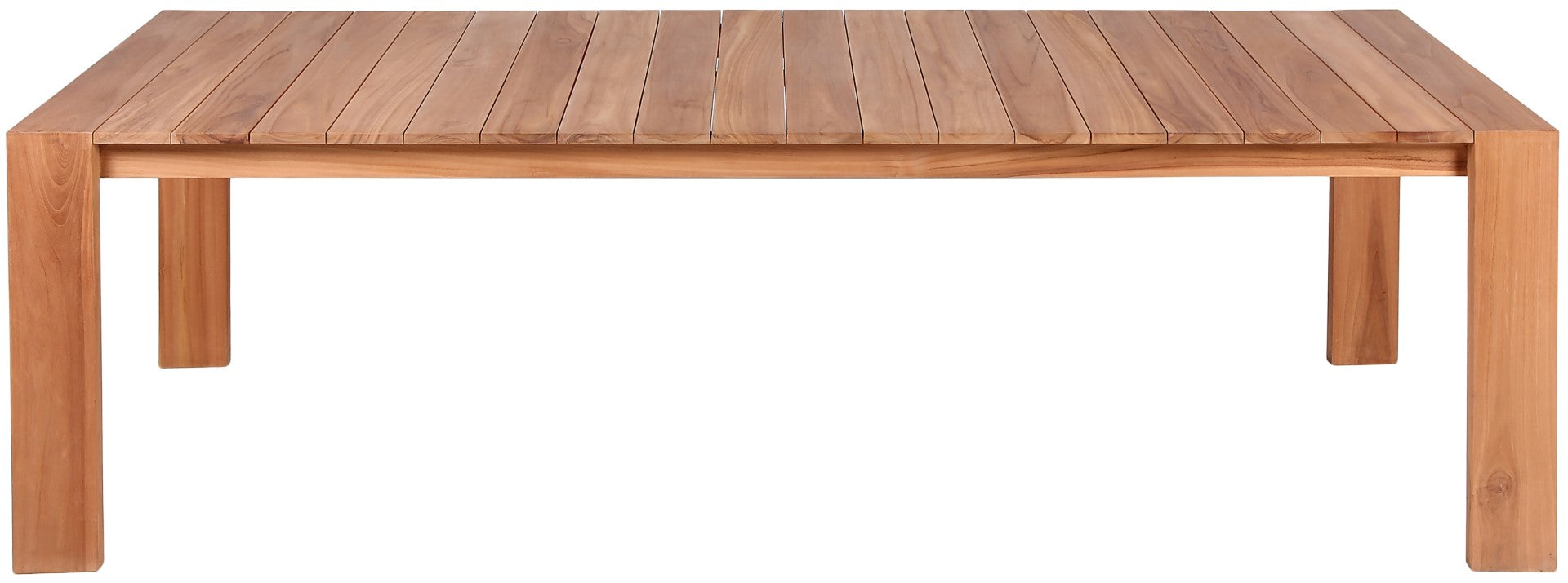 Tulum Teak Wood Outdoor Dining Table - Thumbnail 4