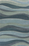 6 Wool Ocean Area Rug