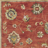 5' x 8' Sienna Floral Vine Wool Indoor Area Rug