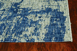 3' x 4' UV treated Polypropylene Grey or Denim Area Rug