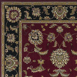 1' x 2' Red or Black Medieval Inspired Area Rug