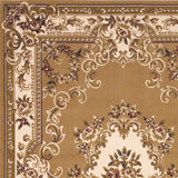 1' x 2' Polypropylene Beige or Ivory Area Rug