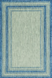 UV Treated Polypropylene Grey or Denim Area Rug