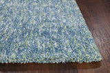 2' x 4' Polyester Seafoam Heather Area Rug