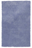 2' x 4' Polyester Purple Area Rug