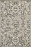 3' x 5' Grey UV Treated Polypropylene Area Rug