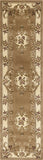 2' x 8' Beige or Ivory Medallion Runner Rug